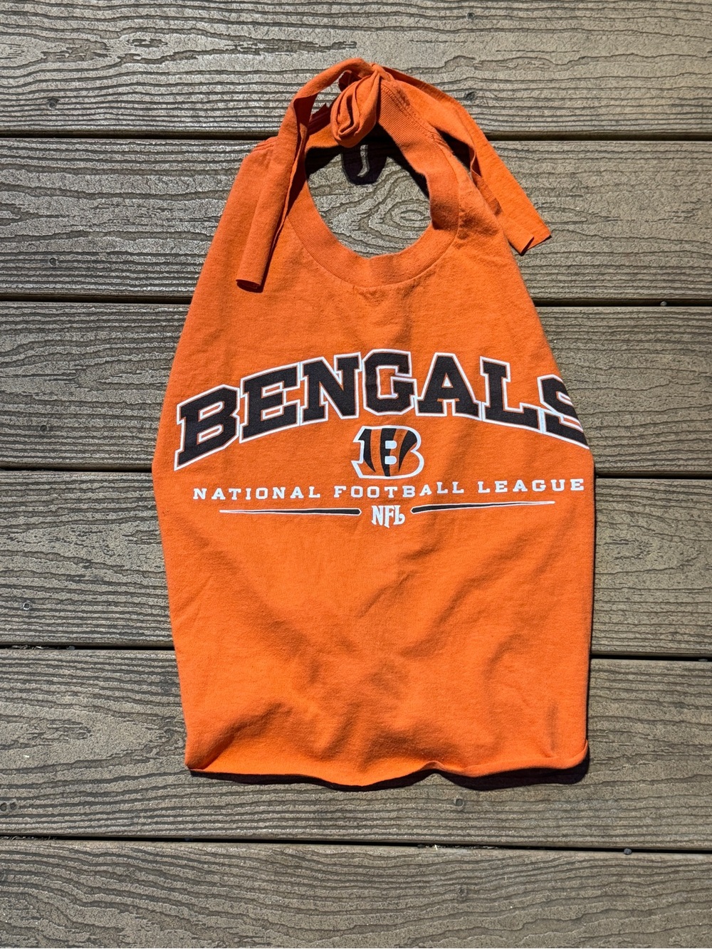 Cincinnati Bengals Orange Halter Top